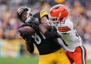PFF grades: Steelers don't seem to have answers with Jonnu Smith; Roman Wilson trending toward WR2 status
