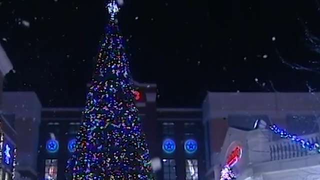 Newport on the Levee ringing in the holiday season with tree lighting, fireworks