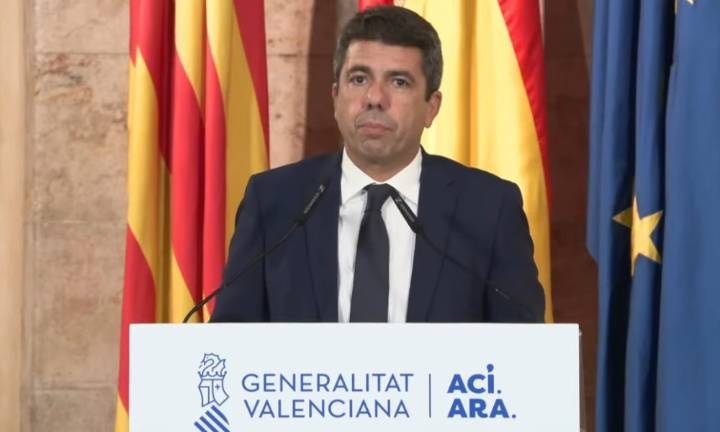 Carlos Mazón anuncia su dimisión como presidente de la Generalitat Valenciana tras un año marcado por la gestión de la dana