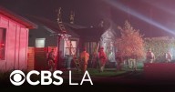 Video shows suspected arson attack at Los Angeles family home