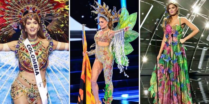 Colombia siempre enciende la pasarela de Miss Universe con sus trajes típicos: estos son los atuendos más impactantes