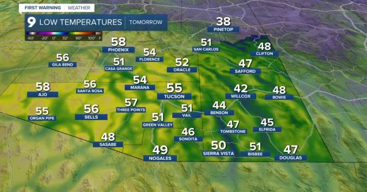 Daytime highs running four to eight degrees above average over next week