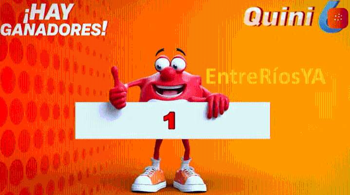 Entrerriano ganó este domingo millonario premio en el Quini 6
