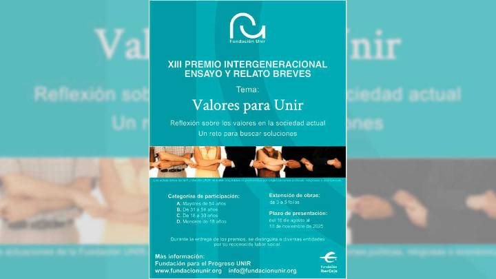 El talento literario vuelve a Zaragoza con la gala del XIII Concurso Intergeneracional de Fundación Unir