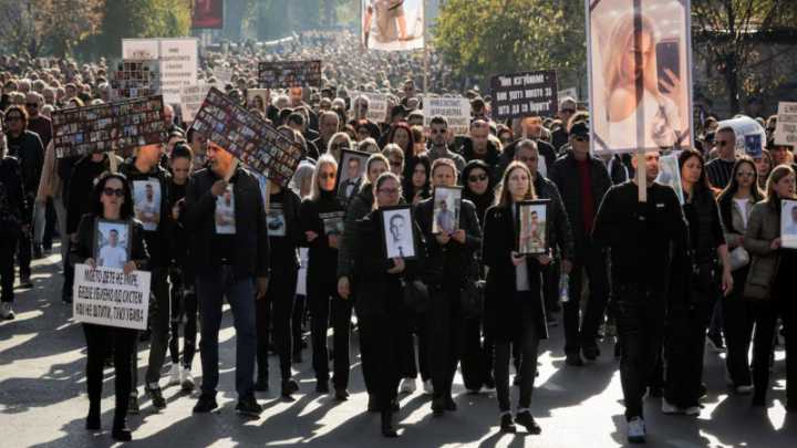 Skopje protest demands justice for 63 killed in Kocani nightclub fire