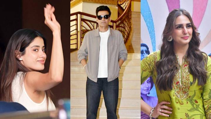 Spotted in the city: Janhvi Kapoor, Manoj Bajpayee, Huma Qureshi and others