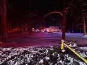 Firefighters battle garage blaze in Phoenix