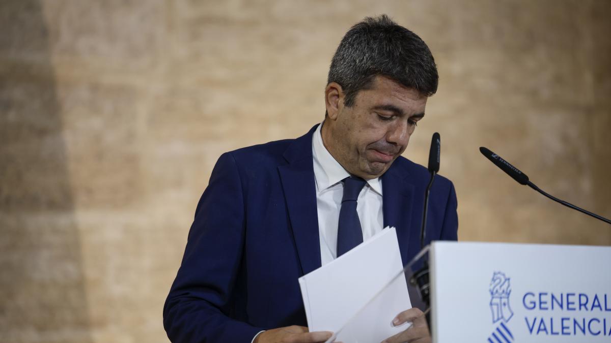 Última hora de la dimisión de Carlos Mazón: el PP sale en tromba contra Sánchez