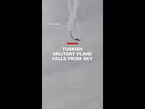 Turkish military plane falls from sky
