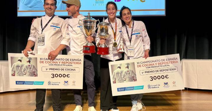 Paradores Nacionales se alza con el Campeonato Nacional de Cocina en Mallorca