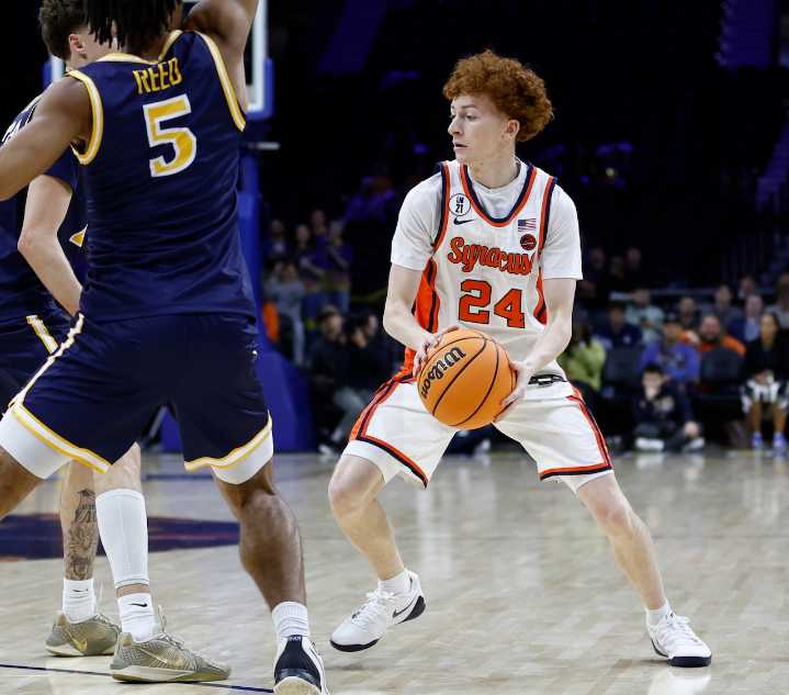 He captains Syracuse basketball’s Juicing Station: ‘It’s a big job’