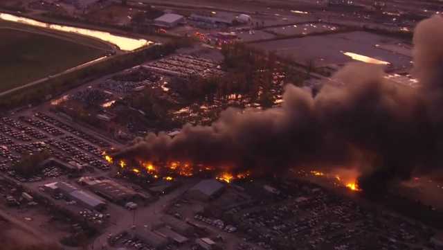 At least 3 dead after UPS plane crashes at Louisville airport; massive fire spreading