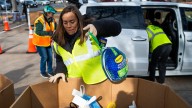 Inside Food Bank for Larimer County's annual Tour de Turkey food drive