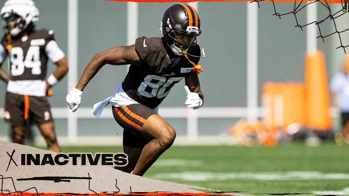 Browns announce inactives for Week 12 against the Raiders