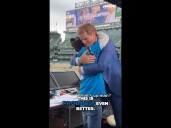 Panthers legend Greg Olsen reunites with boy he bonded with 8 years ago