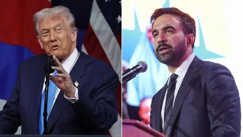 Trump amenaza con cortar fondos federales para Nueva York si Mamdani gana las elecciones a la alcaldía