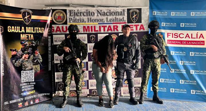 Gaula Militar Meta captura en flagrancia a presunta extorsionista en Villavicencio