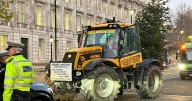 Farmers bring tractors to Budget day protest despite Met police ban