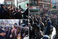 150 ICE protesters flock to lower Manhattan government building after reports of agents rounding up illegal migrants