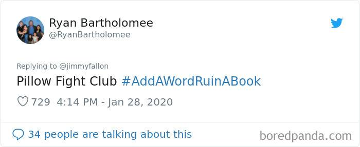 Jimmy Fallon Wants People To Ruin A Book With One Word, Gets 23 Hilarious Responses