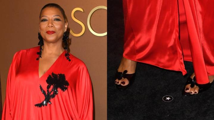 Queen Latifah Embraces Minimalist Heels Trend for Governors Awards