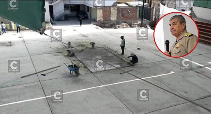 Caso ‘Policías albañiles’: Exmandos de la región policial de Arequipa simularon contrato