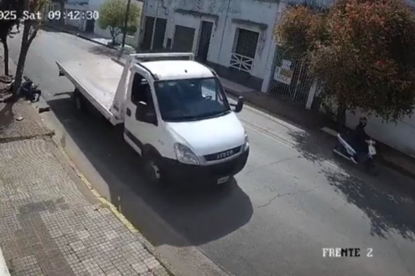 Fuerte video: así este camionero mató a un motociclista por una discusión de tránsito