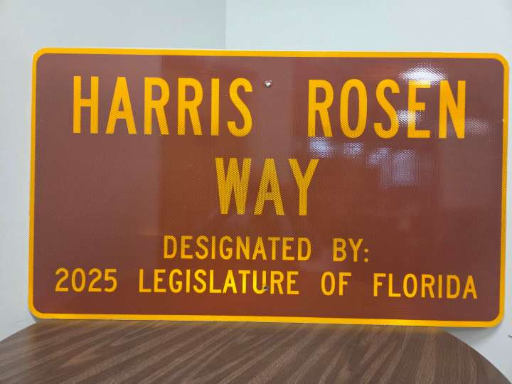 Harris Rosen Way is getting a first look in Orange County Friday