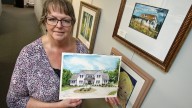 Mount Holly watercolor artist specializes in house portraits