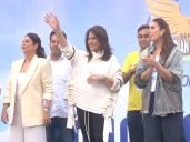 Archana Puran Singh, Huma Qureshi, Shefali Shah and Sunil Grover flag off Sekhon IAF Marathon 2025