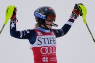 Shiffrin wins slalom on home Colorado snow to remain perfect in the Olympic season