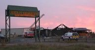 Photos: Feedlot SteakHouse burns overnight