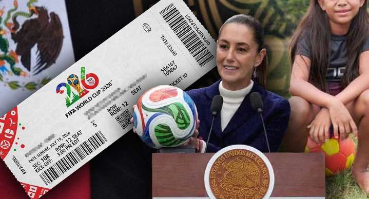Sheinbaum anuncia que regalará su boleto de inauguración del Mundial 2026 a una niña mexicana