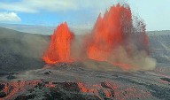 Latest Kilauea lava fountains reach 500 feet high