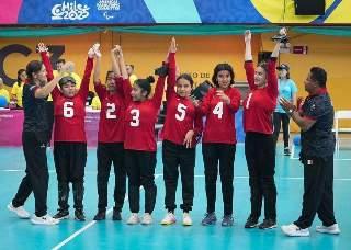 Oaxaqueñas logran el bronce en el golbol de los Juegos Parapanamericanos Juveniles