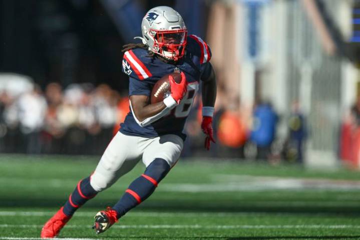 Patriots rule out RB Rhamondre Stevenson (toe) for clash vs. Jets