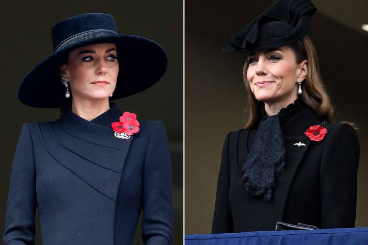 Kate Middleton Brings Back Past Look for Striking Remembrance Sunday Appearance