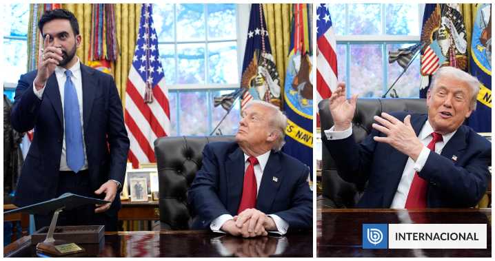 La inesperada reacción de Trump cuando un periodista le pregunta a Mamdani si lo encuentra fascista