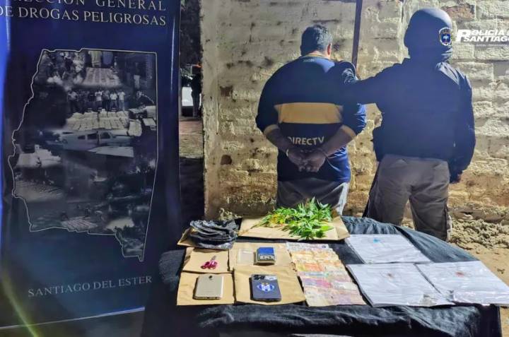 Tras múltiples allanamientos en barrios bandeños, secuestraron gran cantidad de cocaína y marihuana: hay tres detenidos