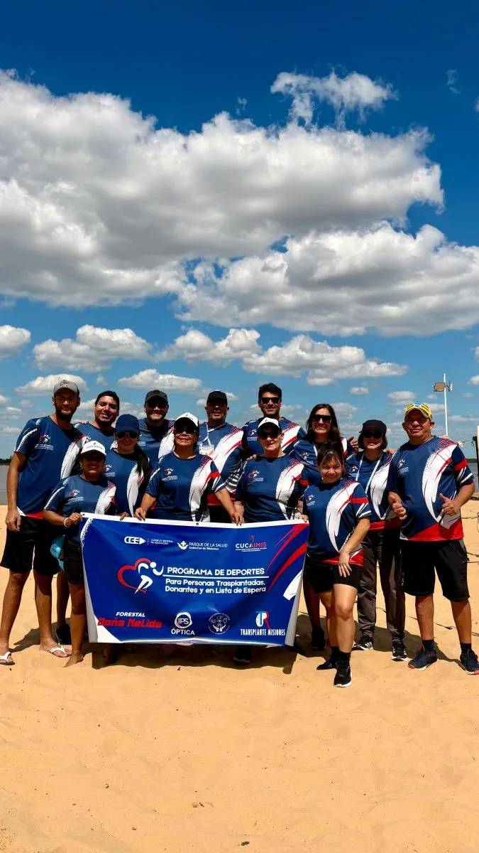 Misiones se destacó en el Encuentro Deportivo para Trasplantados en Rosario