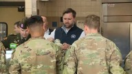 Vice President J.D. Vance serves Thanksgiving meals to soldiers in Kentucky