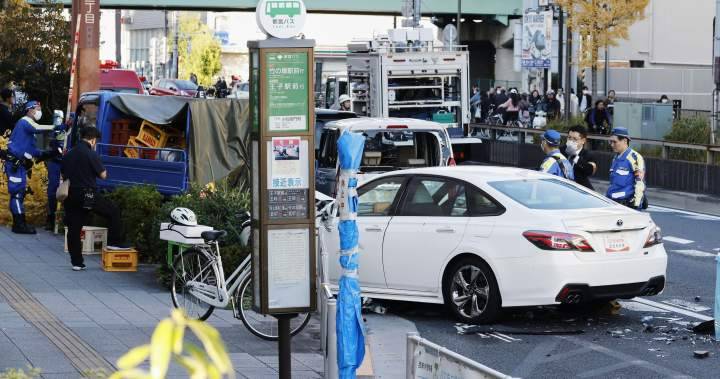 Man in Tokyo accused of stealing car and hitting 11 people, killing 1