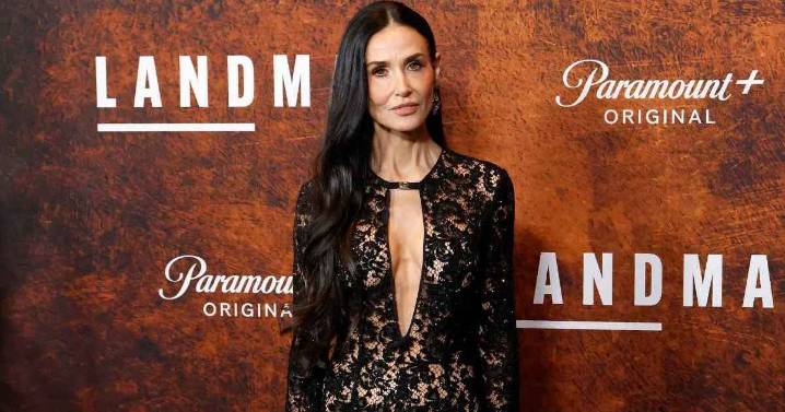 Demi Moore Trades Sheer Skirt for See