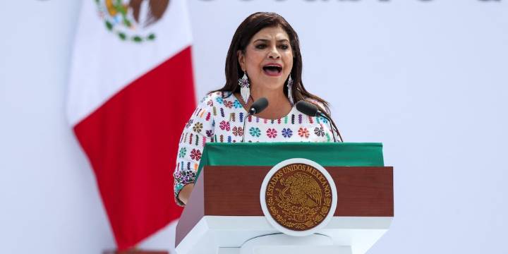 Clara Brugada niega represión de la policía de CDMX durante la marcha de la Generación Z