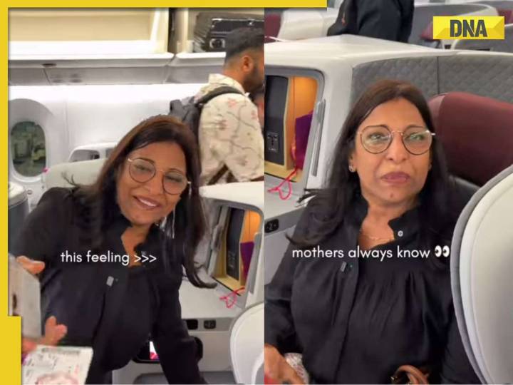 Viral video: Daughter surprises mother with first ever business class trip abroa