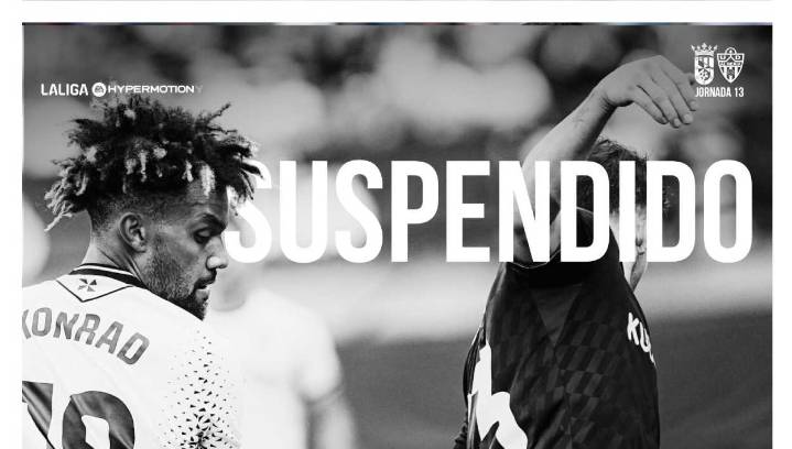 Suspendido el Ceuta-Almería en el descanso por el fallecimiento de un espectador