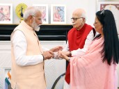 PM Modi extends birthday greetings to LK Advani