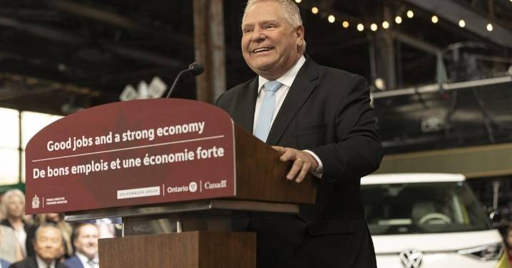 Ontario lands $3.2 billion EV-related factory amid trade war