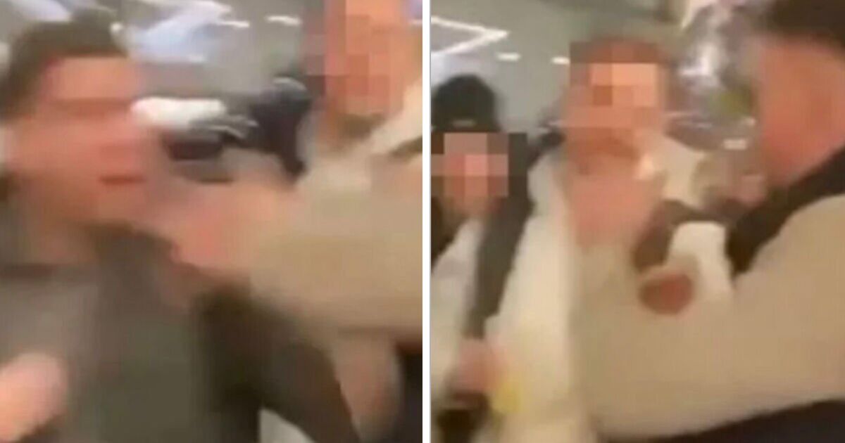 Manchester Christmas market chaos as rival Travellers fight 