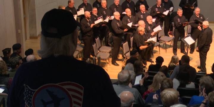 Amidst government shutdown, Heritage Center Veterans Day ceremony goes strong